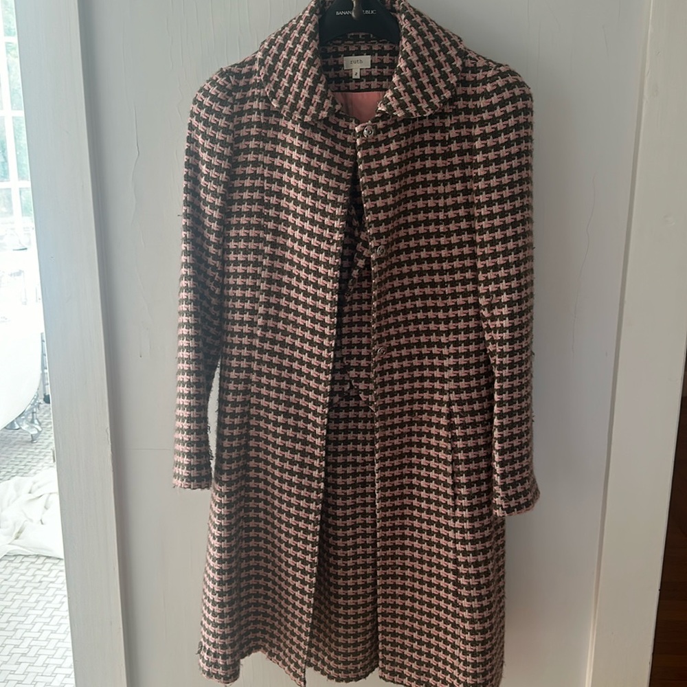 3 piece tweed vintage style suit